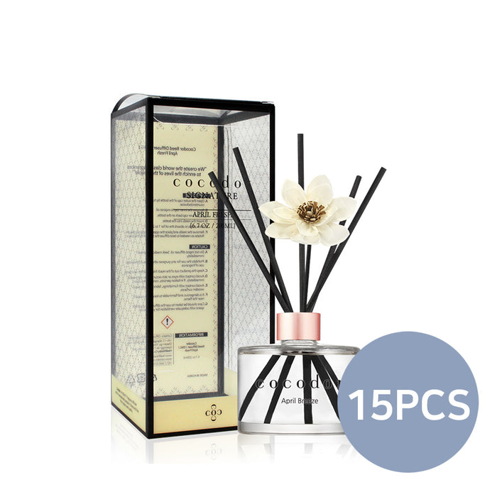 White Flower Diffuser / 6.7oz / 8 Fragrances / 15 PCS