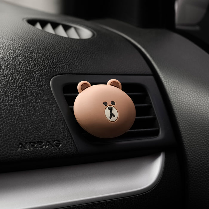 Line Friends Car Diffuser_Brown [White Musk]