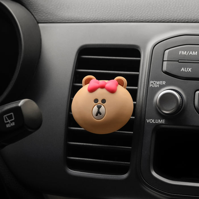 Line Friends Car Diffuser_Choco [Black Cherry]