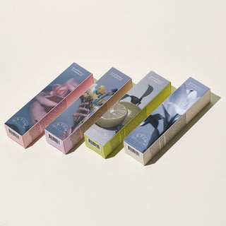 a group of boxes with images on them