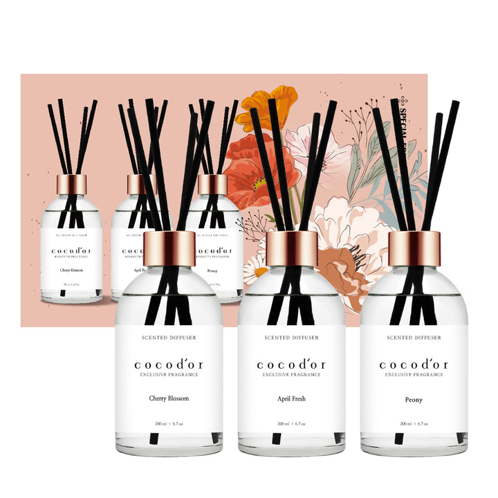 a group of bottles with sticks