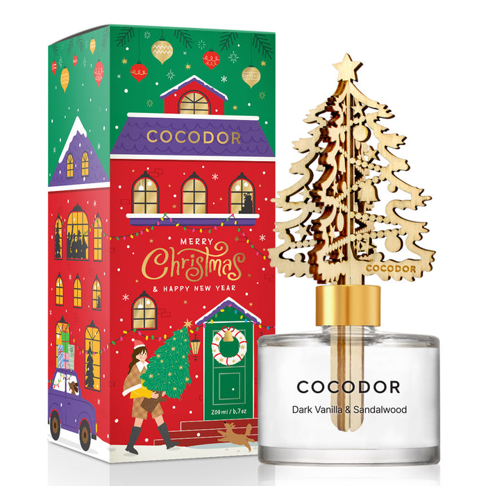 Christmas Diffuser Joyful Tree / 6.7oz  [DarkVanilla&Sandalwood]