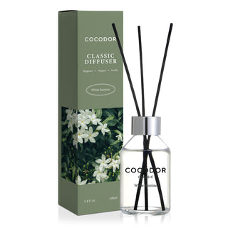 a bottle of reed diffuser with two sticks