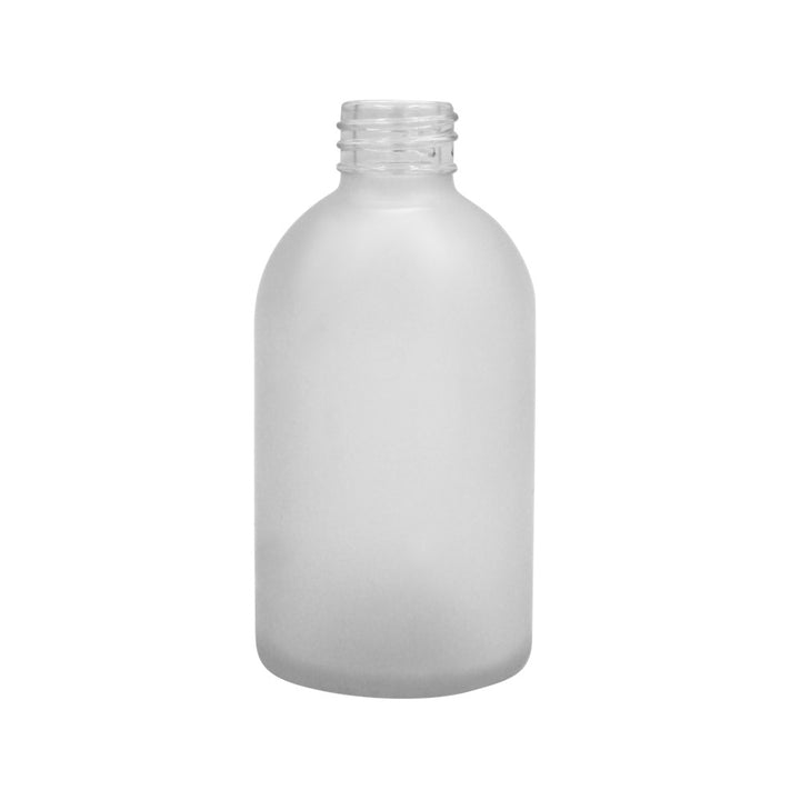 a clear plastic bottle with a cap
