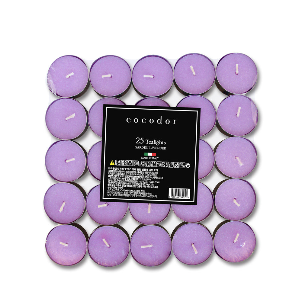 a group of purple candles