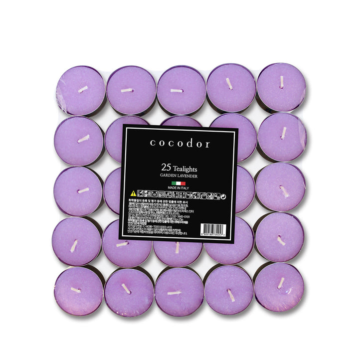 a group of purple candles