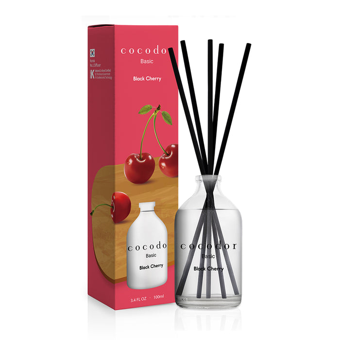 Basic Reed Diffuser / 3.4oz [Black Cherry]