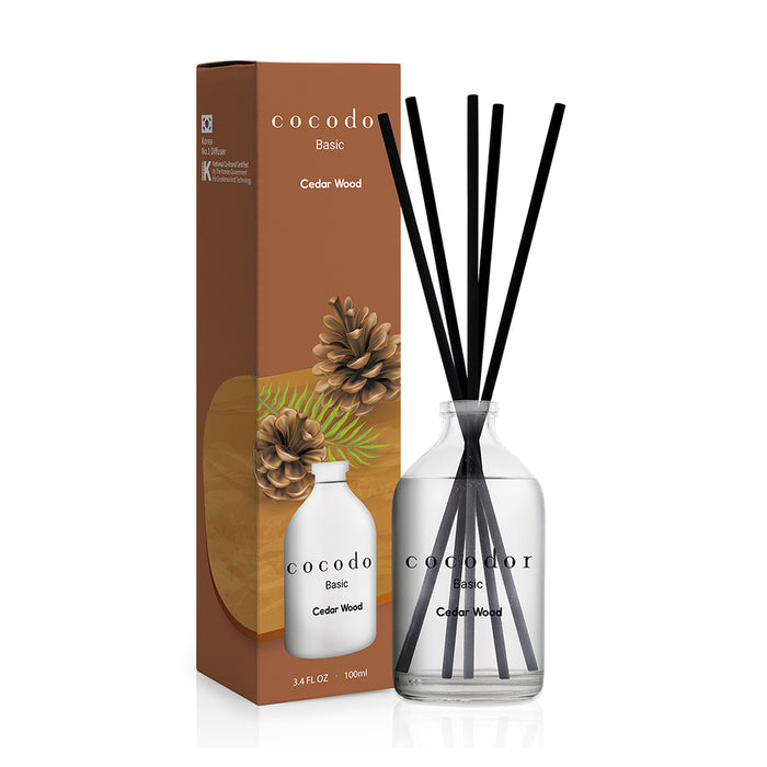 Basic Reed Diffuser / 3.4oz [Cedar Wood]