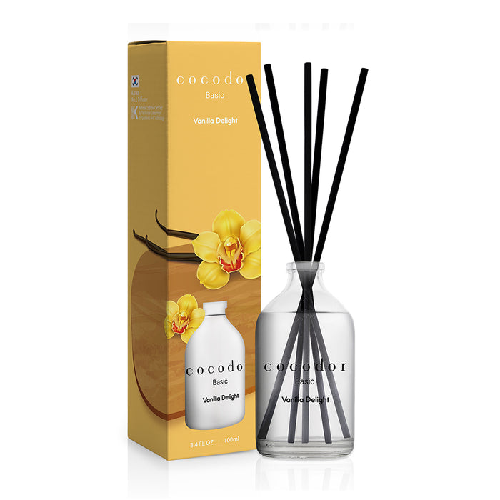 Basic Reed Diffuser / 3.4oz [Vanilla Delight]