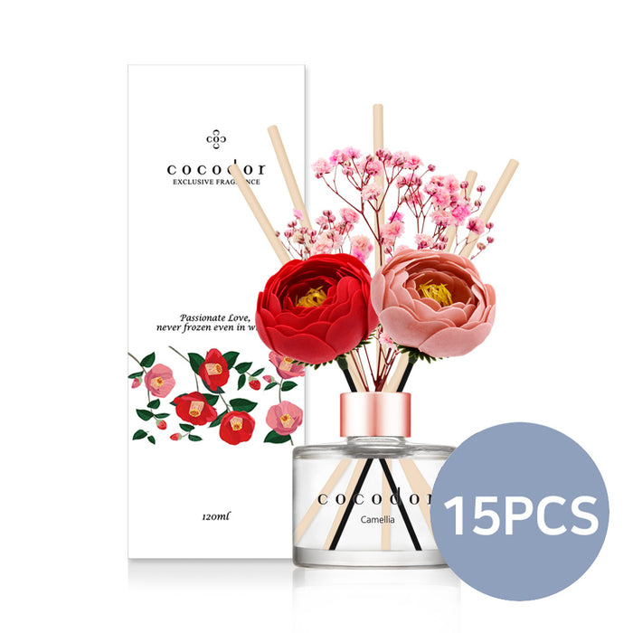 Camellia Diffuser / 6.7oz / 3 Fragrances / 15 PCS