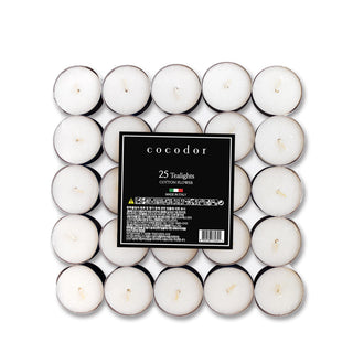 a group of white candles