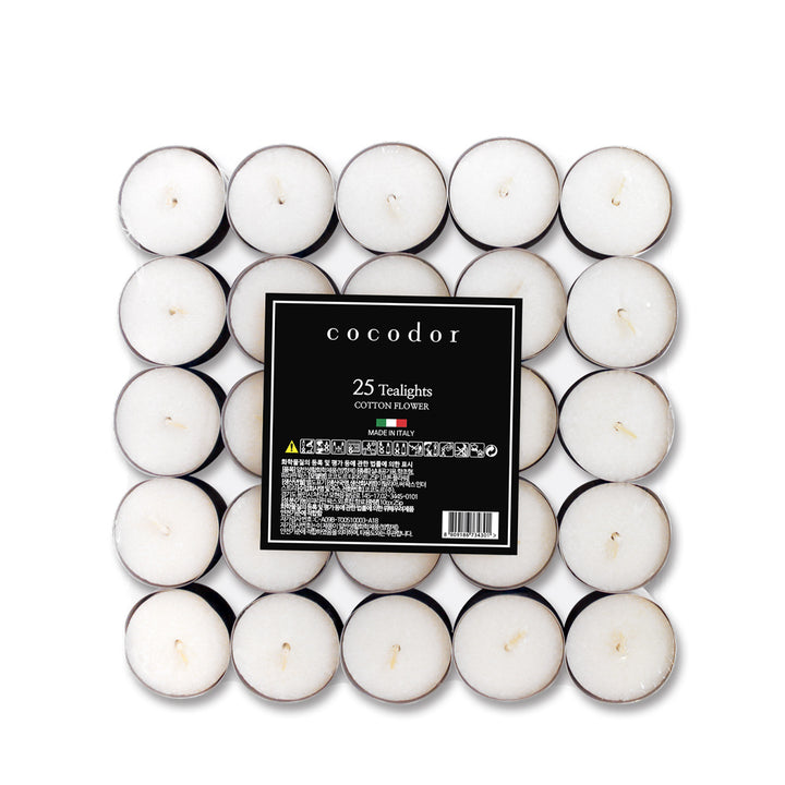 a group of white candles
