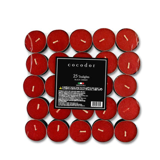 a group of red candles